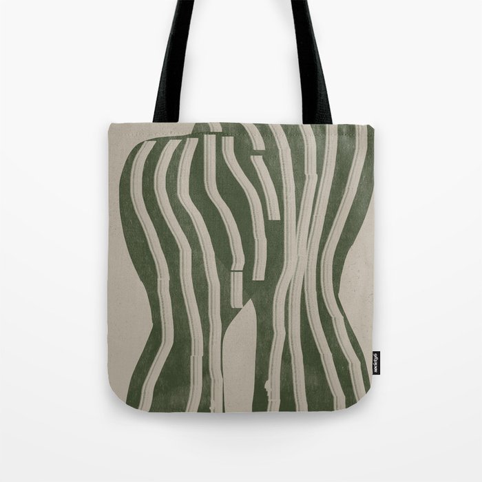 Modern Head Portrait Tote Bag Gallery Image 1