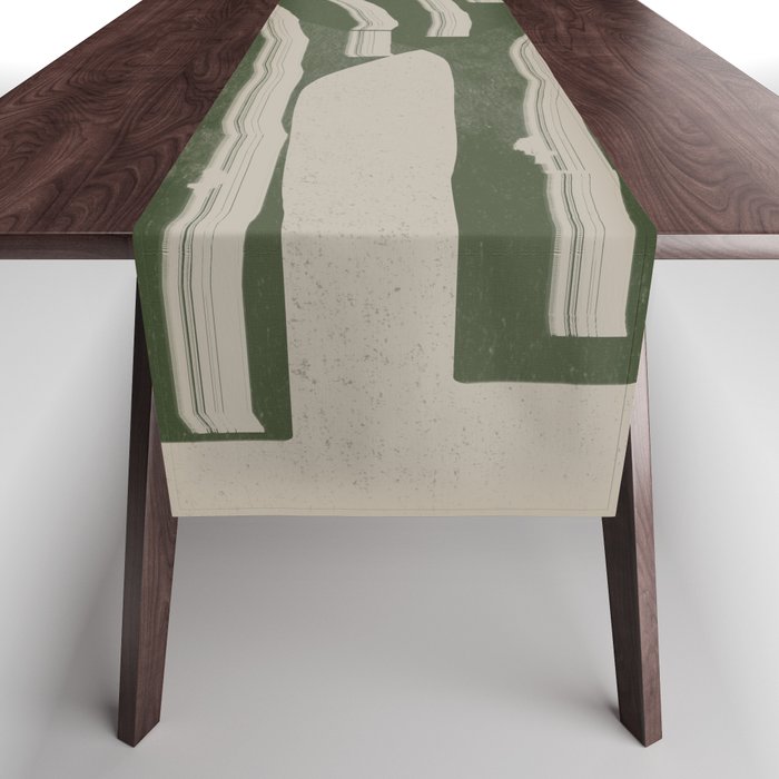 Modern Head Portrait Table Runner Gallery Image 1