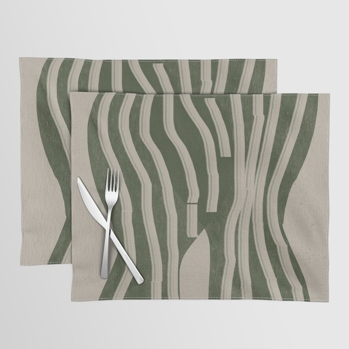 Modern Head Portrait Placemat Gallery Image 1