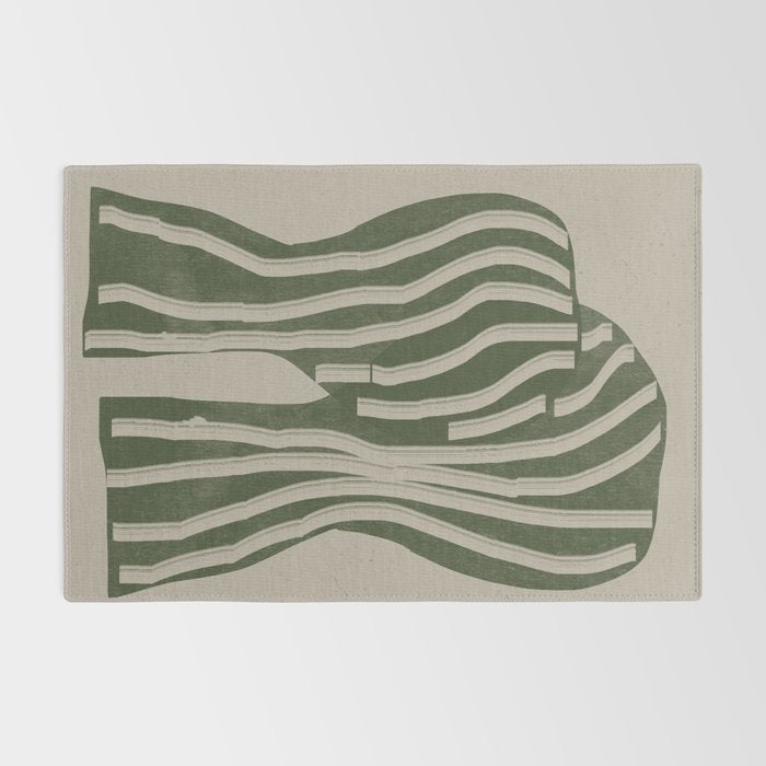 Modern Head Portrait Rug Gallery Image 2