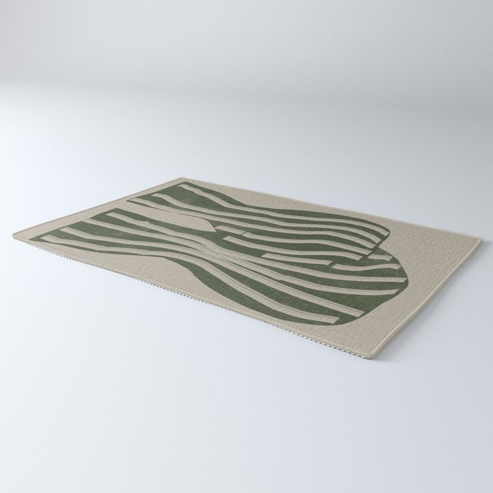 Modern Head Portrait Rug Gallery Image 3