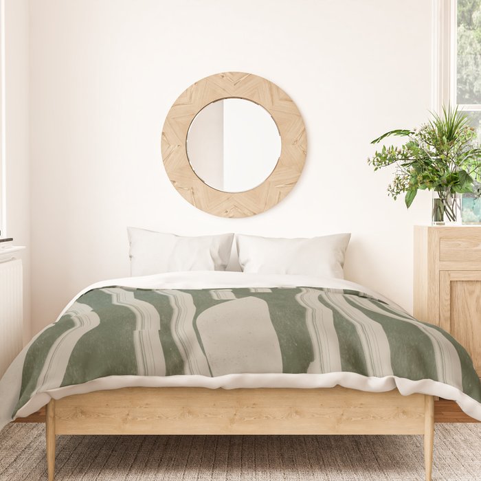 Modern Head Portrait Duvet Cover Gallery Image 3