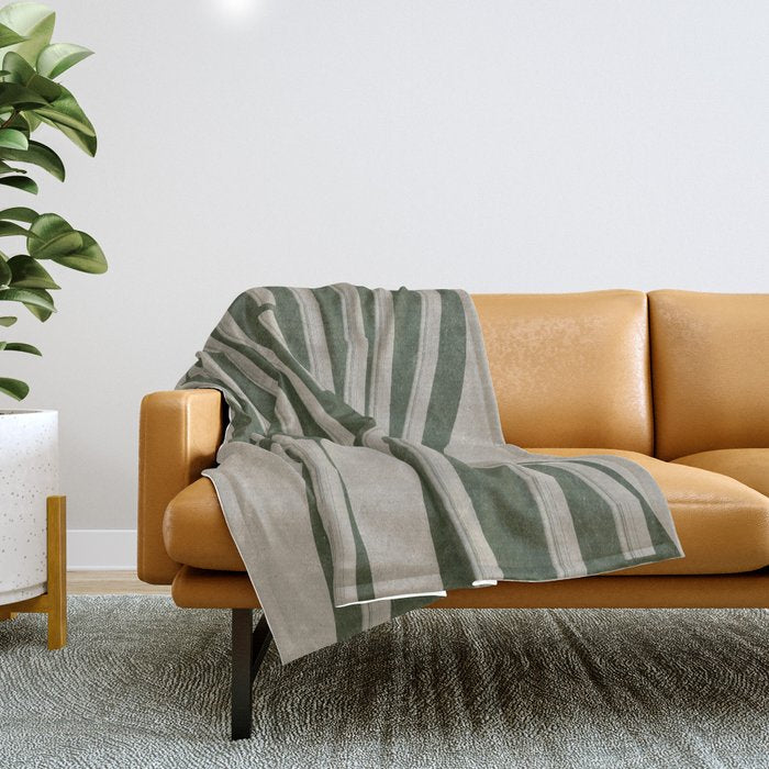 Modern Head Portrait Throw Blanket Gallery Image 1