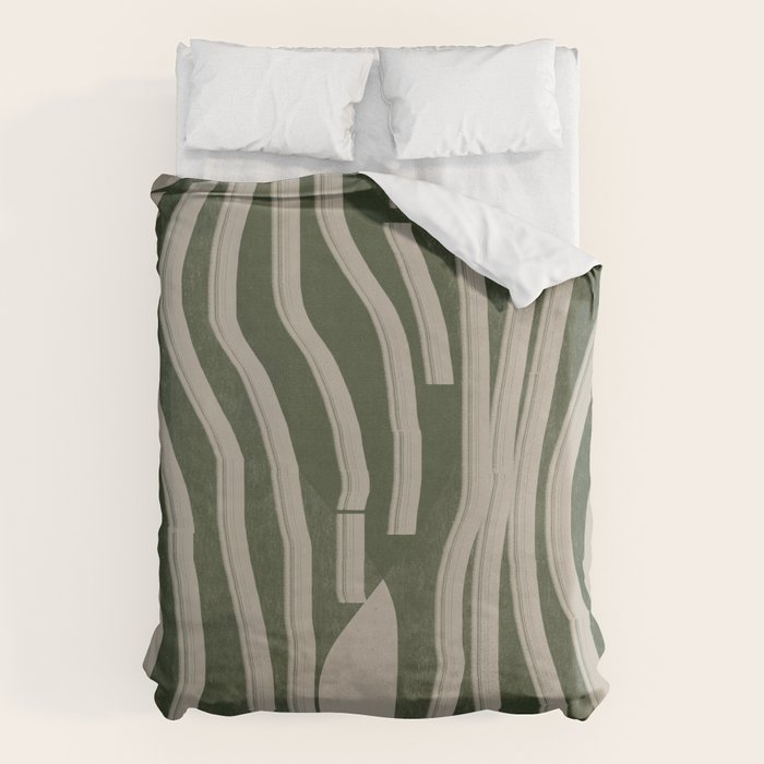 Modern Head Portrait Duvet Cover Gallery Image 6