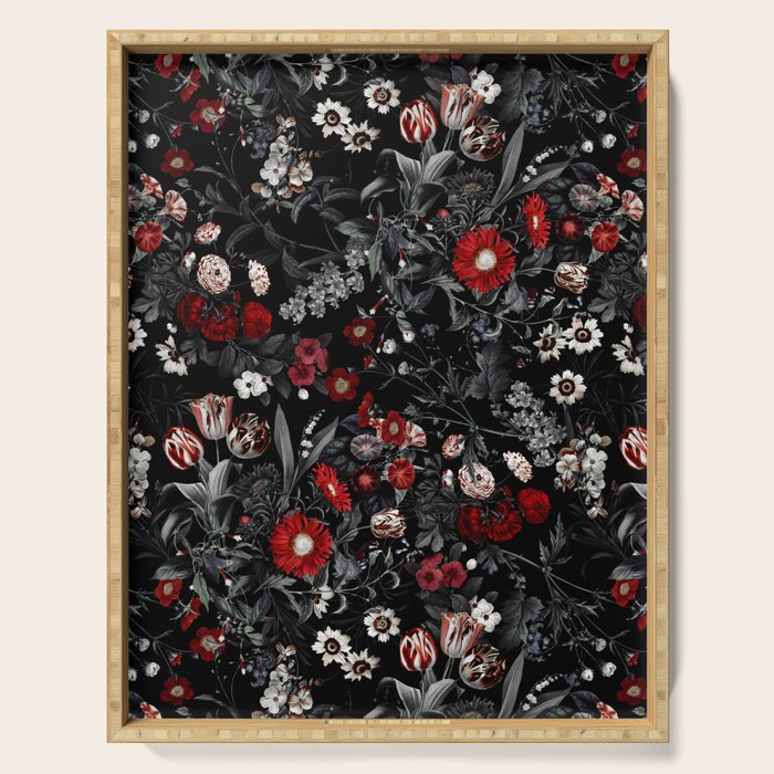 EXOTIC GARDEN - NIGHT IV Serving Tray Gallery Image 1