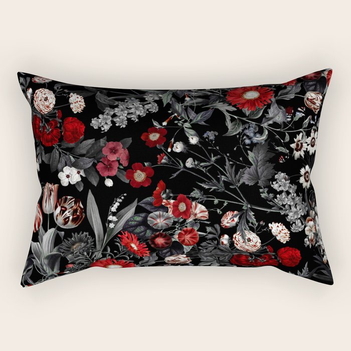 EXOTIC GARDEN - NIGHT IV Rectangular Pillow Gallery Image 1