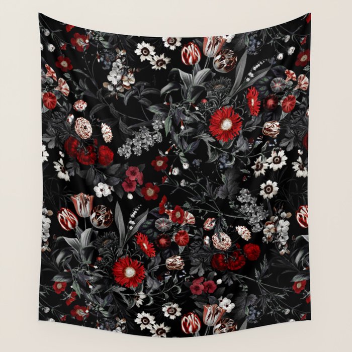 EXOTIC GARDEN - NIGHT IV Wall Tapestry Gallery Image 4