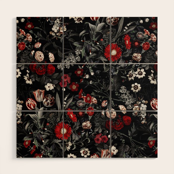 EXOTIC GARDEN - NIGHT IV Wood Wall Art Gallery Image 1