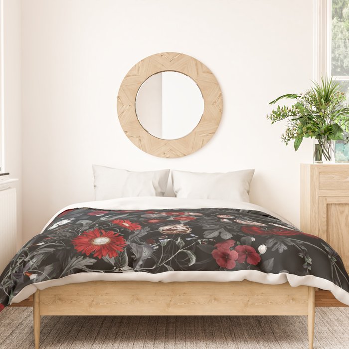 EXOTIC GARDEN - NIGHT IV Duvet Cover Gallery Image 3