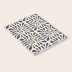 Square leaf pattern in blue Notebook Gallery Image 2