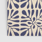 Square leaf pattern in blue Poster Gallery Image 3