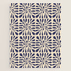 Square leaf pattern in blue Jigsaw Puzzle Gallery Image 1