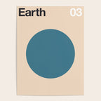 Earth 03 - Minimal Planets Poster Gallery Image 4