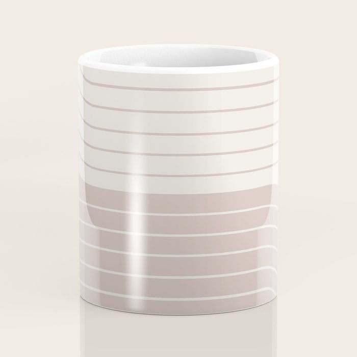 Two Tone Line Curvature LVII Coffee Mug Gallery Image 4