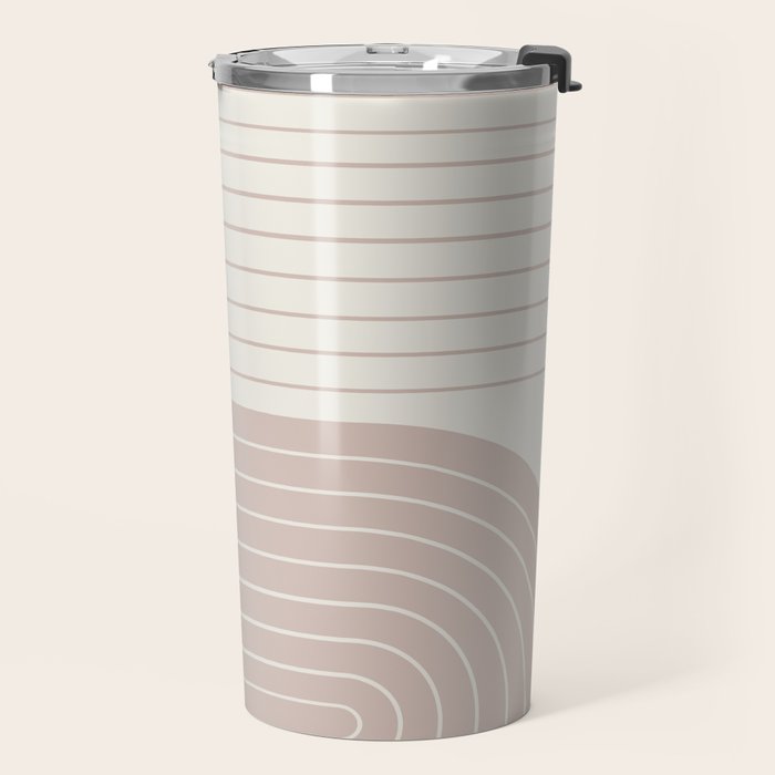 Two Tone Line Curvature LVII Travel Mug Gallery Image 2