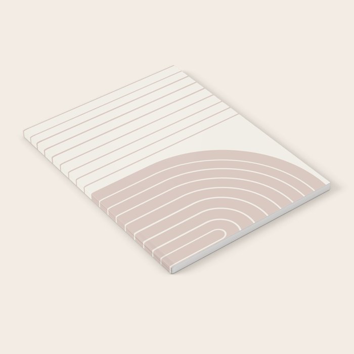 Two Tone Line Curvature LVII Notebook Gallery Image 2