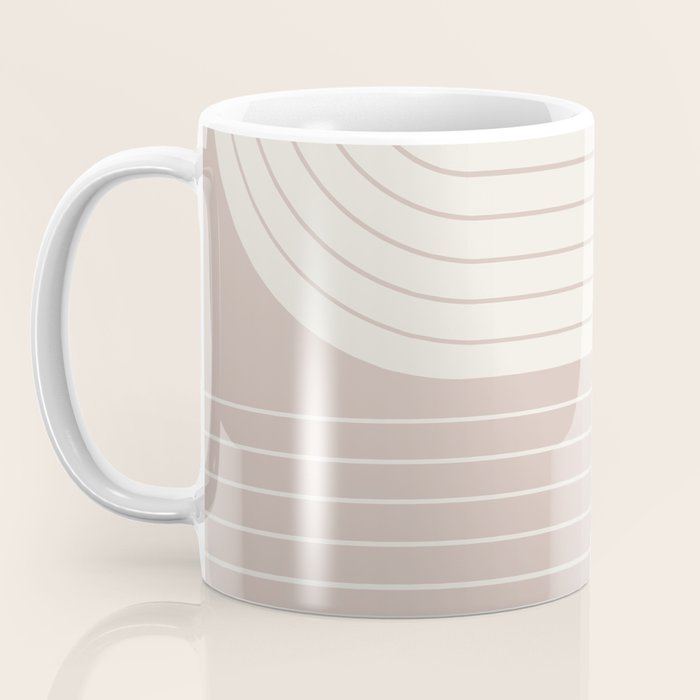 Two Tone Line Curvature LVII Coffee Mug Gallery Image 3