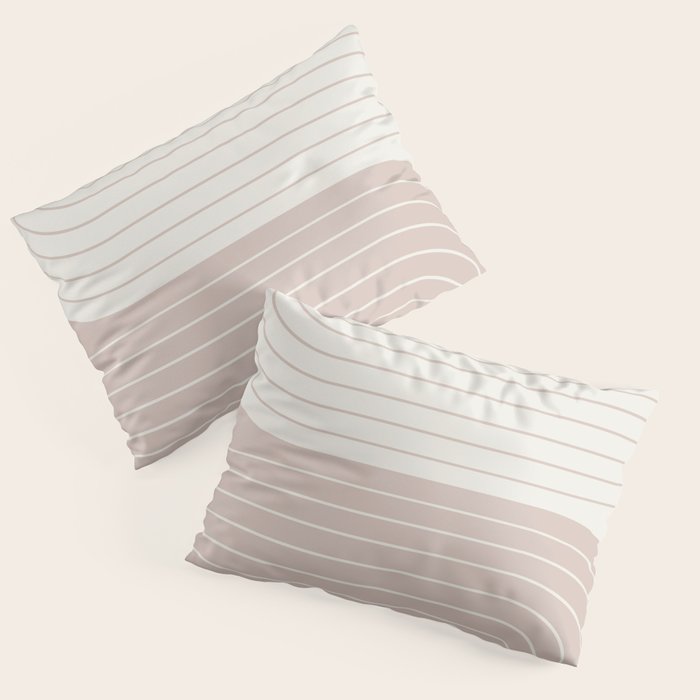 Two Tone Line Curvature LVII Pillow Sham Gallery Image 3