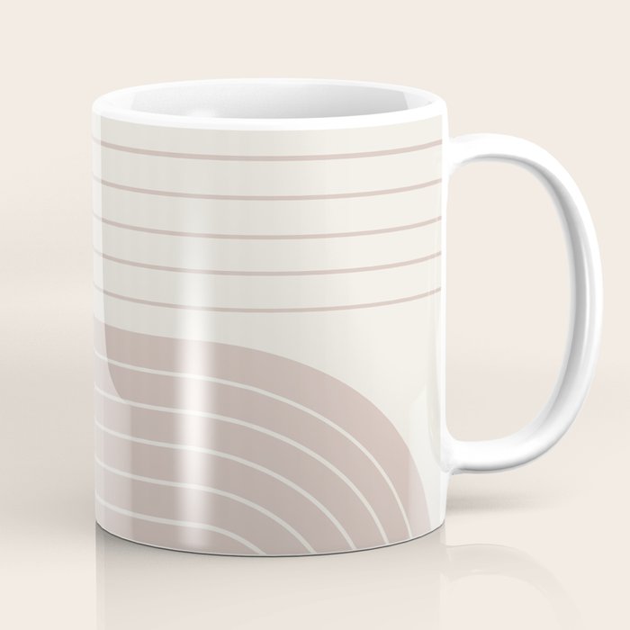 Two Tone Line Curvature LVII Coffee Mug Gallery Image 1