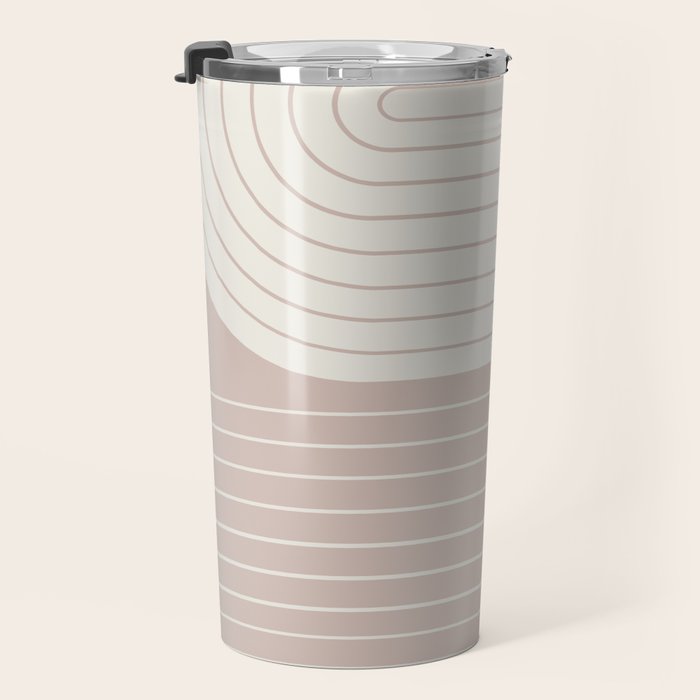 Two Tone Line Curvature LVII Travel Mug Gallery Image 3