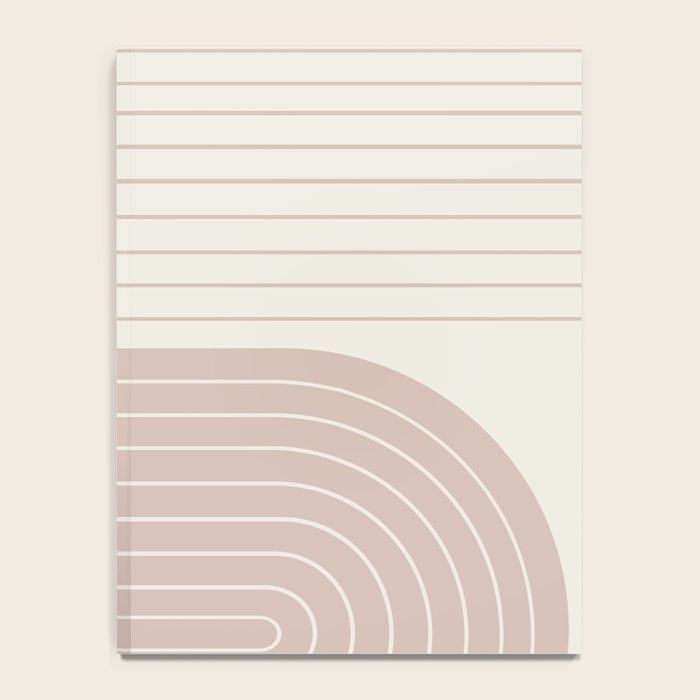 Two Tone Line Curvature LVII Notebook Gallery Image 4