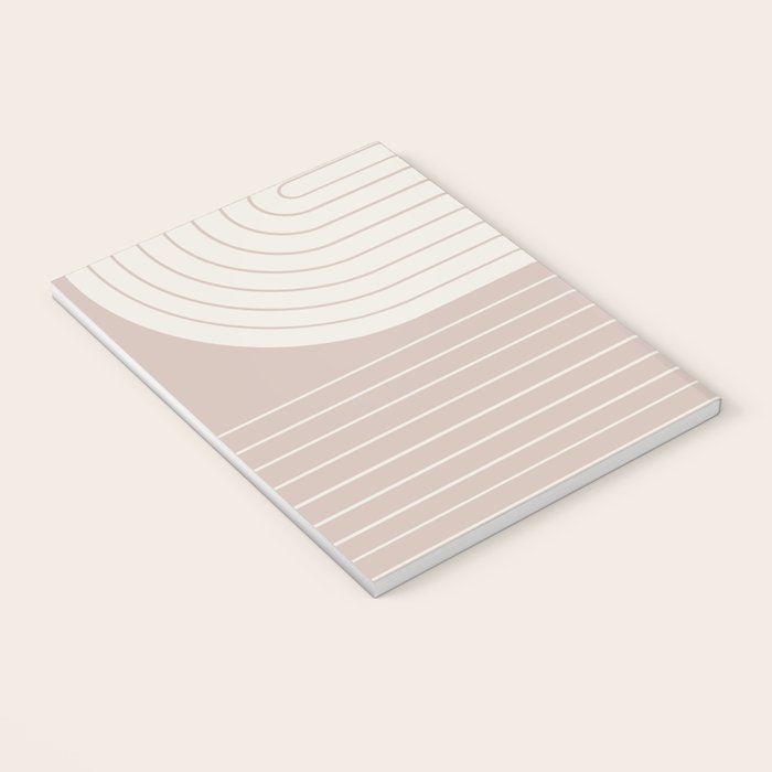 Two Tone Line Curvature LVII Notebook Gallery Image 3