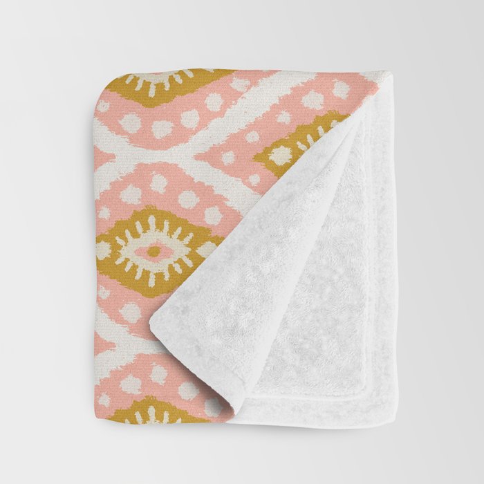 Caliza (Pink & Marigold) Throw Blanket Gallery Image 3