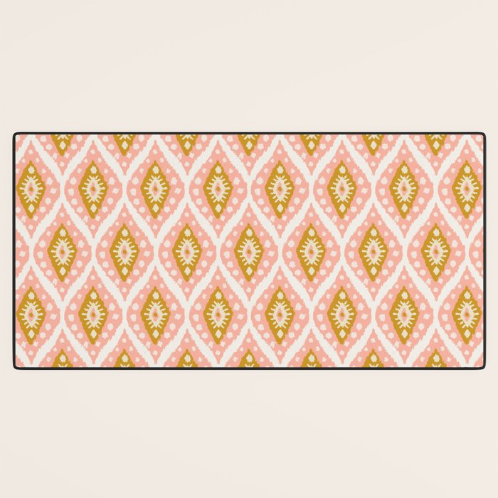 Caliza (Pink & Marigold) Desk Mat Gallery Image 3