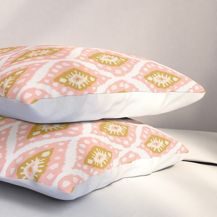Caliza (Pink & Marigold) Pillow Sham Gallery Image 3