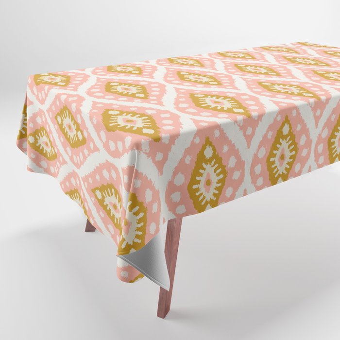Caliza (Pink & Marigold) Tablecloth Gallery Image 1