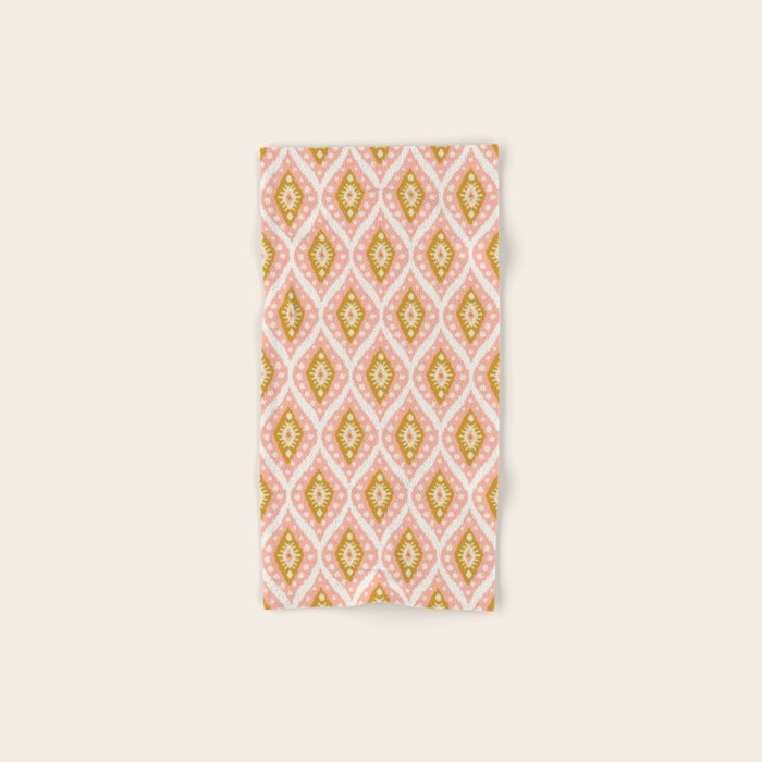Caliza (Pink & Marigold) Bath Towel Gallery Image 1