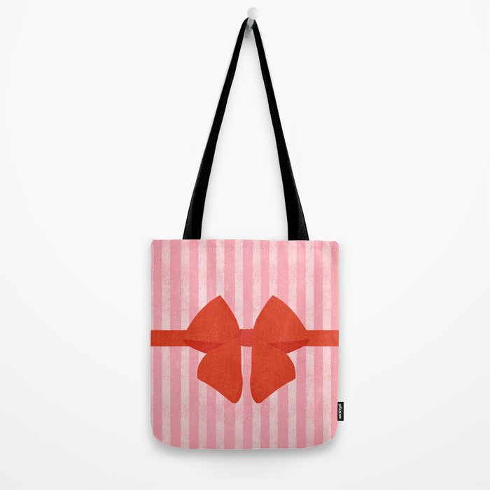 Red Bow Tote Bag Gallery Image 2