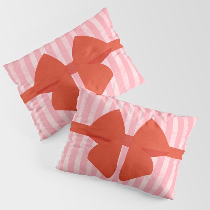 Red Bow Pillow Sham Gallery Image 3