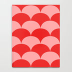Deco Pattern pink and red Notebook Gallery Image 4