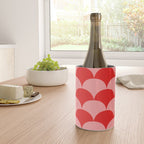 Deco Pattern pink and red Wine Chiller Gallery Image 4