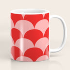 Deco Pattern pink and red Coffee Mug Gallery Image 1