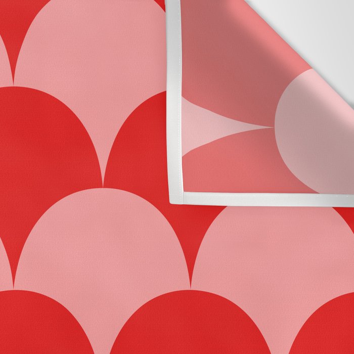 Deco Pattern pink and red Wall Tapestry Gallery Image 3