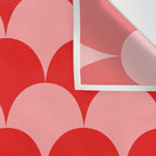 Deco Pattern pink and red Wall Tapestry Gallery Image 3