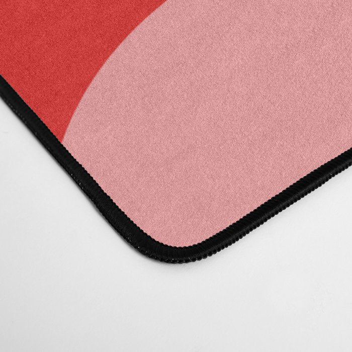 Deco Pattern pink and red Desk Mat Gallery Image 4