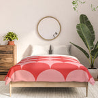 Deco Pattern pink and red Comforter Gallery Image 3