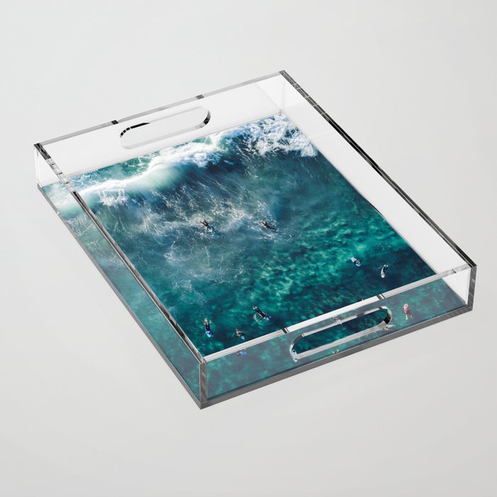 Surfing in the Ocean 2 Acrylic Tray Gallery Image 1