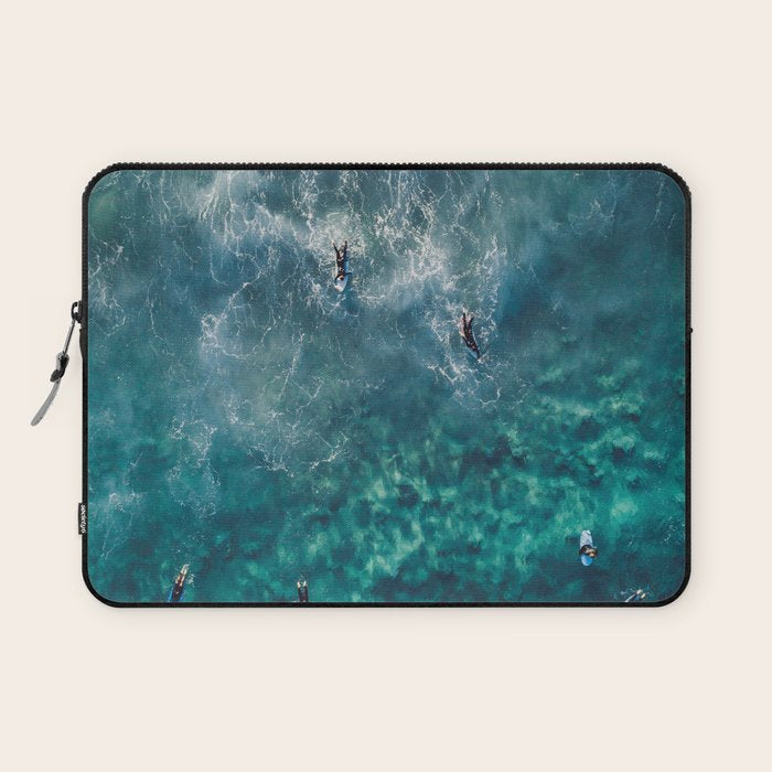 Surfing in the Ocean 2 Laptop Sleeve Gallery Image 1
