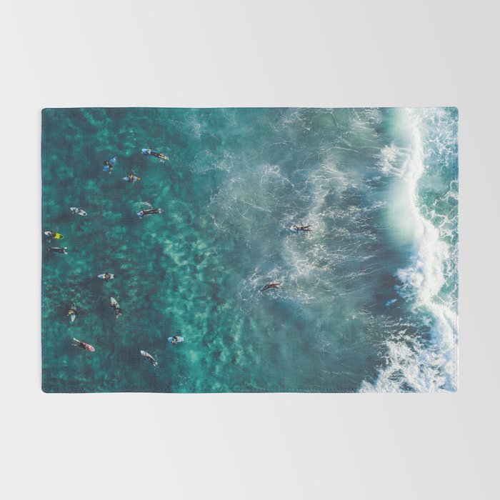 Surfing in the Ocean 2 Rug Gallery Image 2