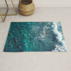 Surfing in the Ocean 2 Rug Gallery Image 1