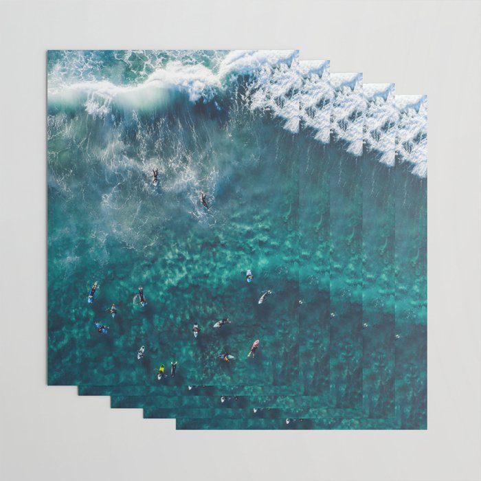 Surfing in the Ocean 2 Wrapping Paper Gallery Image 3