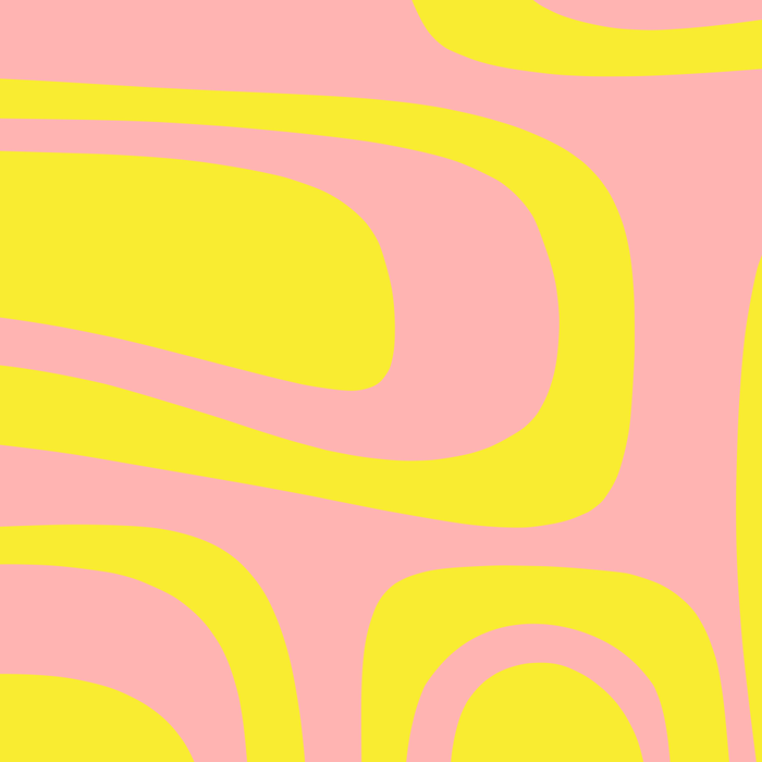 Pink and Yellow Abstract Mid Century Modern Palm Springs Pattern Coffee Mug Gallery Image 2