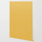 Boho Raindrops on Yellow Wallpaper Gallery Image 2