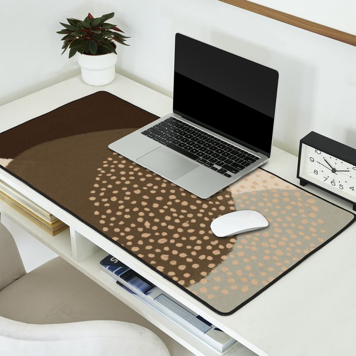 Modern Abstract Shapes #4 Desk Mat Gallery Image 2