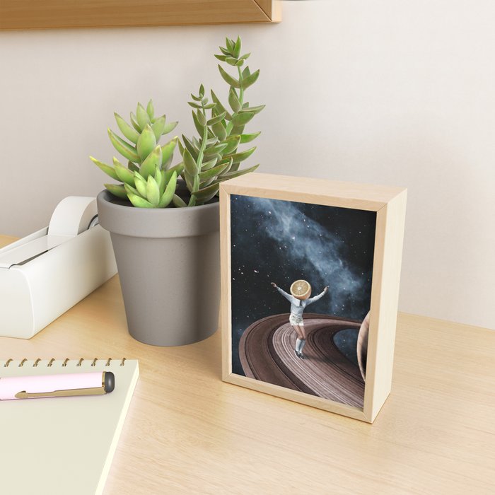 Jumping oranges in my head Mini Art Print Gallery Image 2