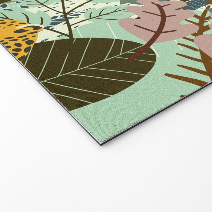 Leopard jungle print Welcome Mat Gallery Image 2